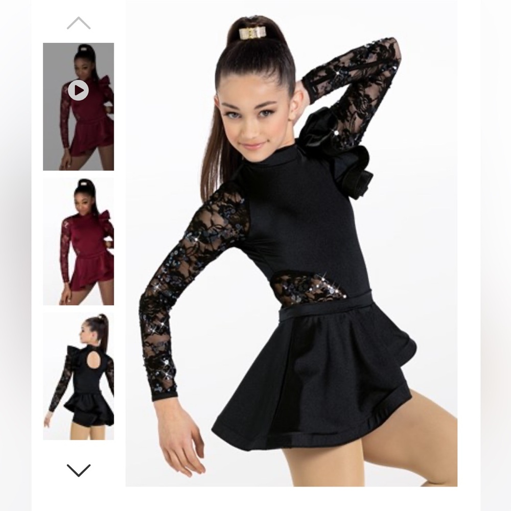 Black dance costume